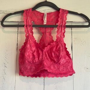 SOLD! COPY - Zenana Outfitters Pink Lace Bralette